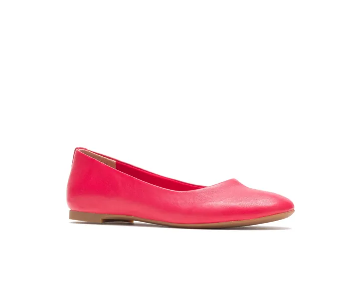 Women Kendal Ballet Perfect Fit Fire Red Leather Flats and SlipOns Hush Puppies Women Kendal Ballet Perfect Fit Fire Red Leather Flats and SlipOns Hush Puppies