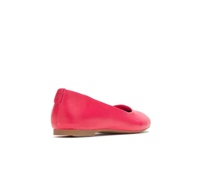 Women Kendal Ballet Perfect Fit Fire Red Leather Flats and SlipOns Hush Puppies Women Kendal Ballet Perfect Fit Fire Red Leather Flats and SlipOns Hush Puppies