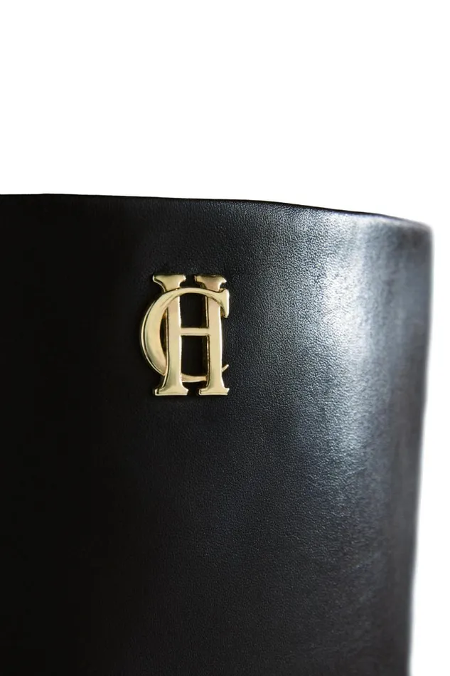 Women Kensington Knee Boot Black Leather Holland Cooper Boots Women Kensington Knee Boot Black Leather Holland Cooper Boots