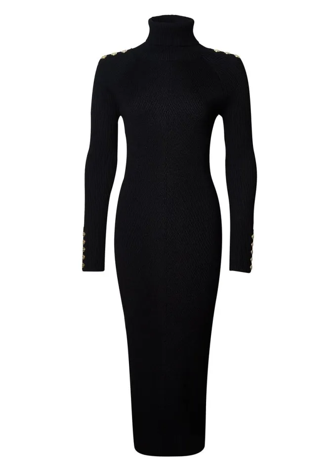 Women Kensington Midi Jumper Dress Black Holland Cooper Dresses Women Kensington Midi Jumper Dress Black Holland Cooper Dresses
