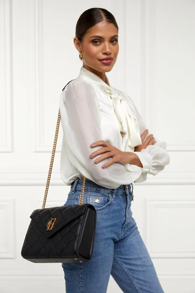 Women Knightsbridge Shoulder Bag Black Holland Cooper Bags