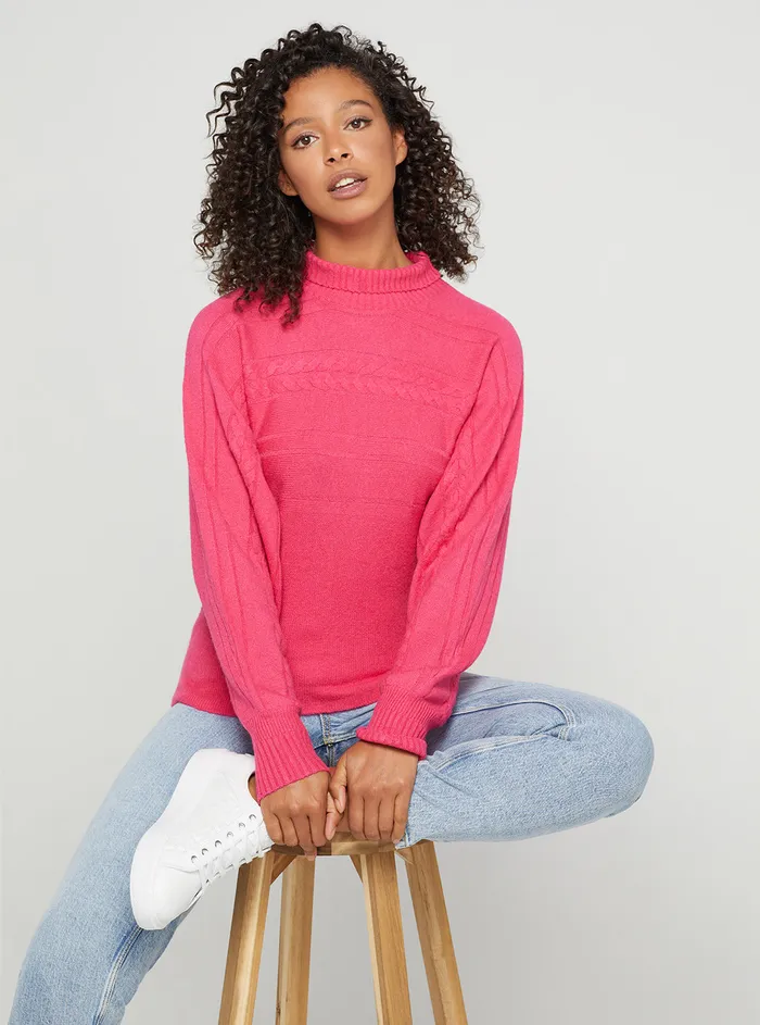 Women Knits and Sweaters GUESS French Rose Anne Knit Jumper