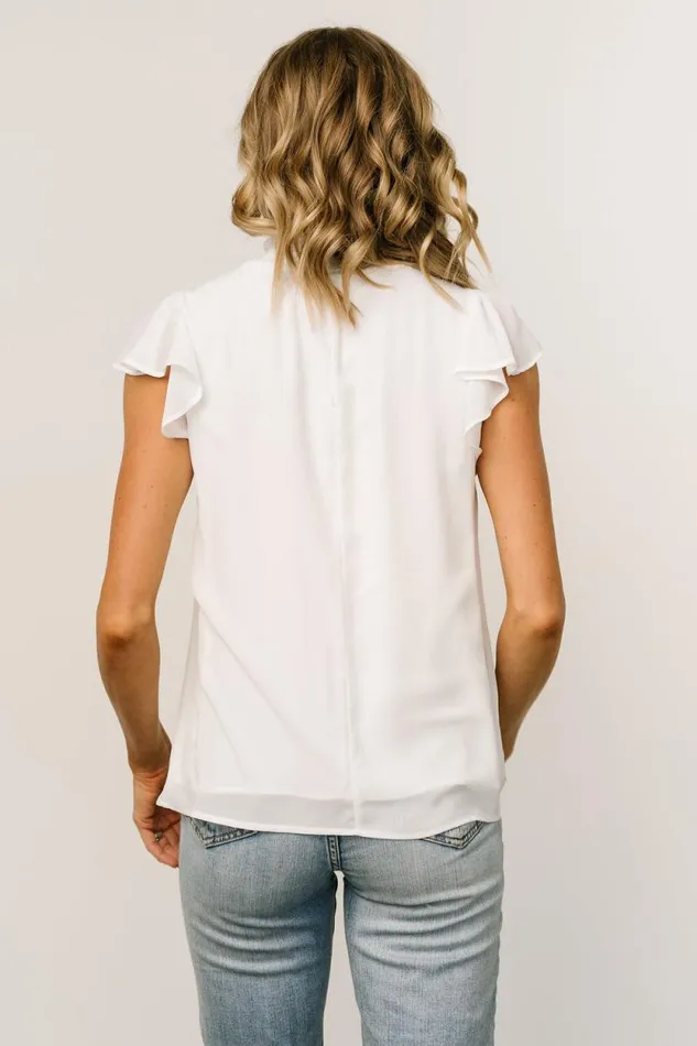 Women Leah Mock Neck Top Off White Baltic Born Blouses and Shirts Women Leah Mock Neck Top Off White Baltic Born Blouses and Shirts