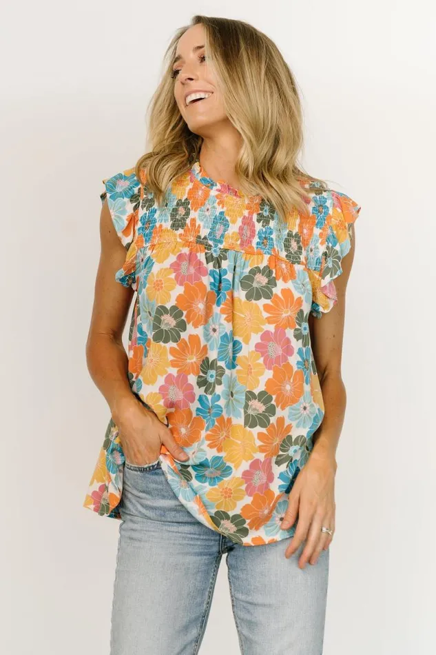 Women Leland Summer Top Multi Baltic Born Blouses and Shirts