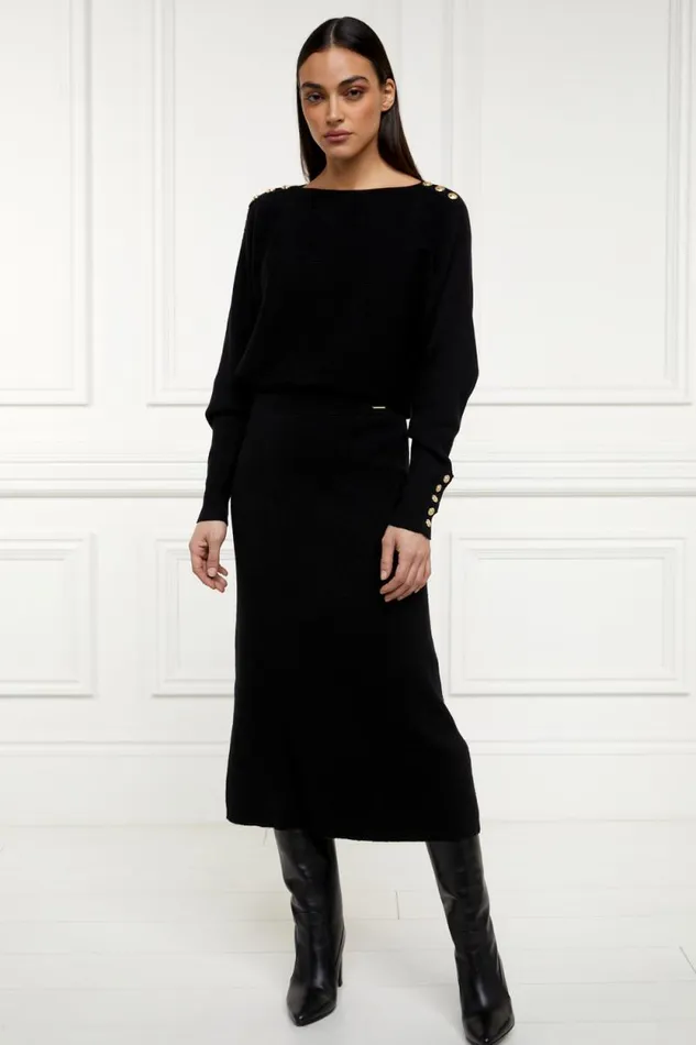 Women Leyla Knitted Skirt Black Holland Cooper Skirts