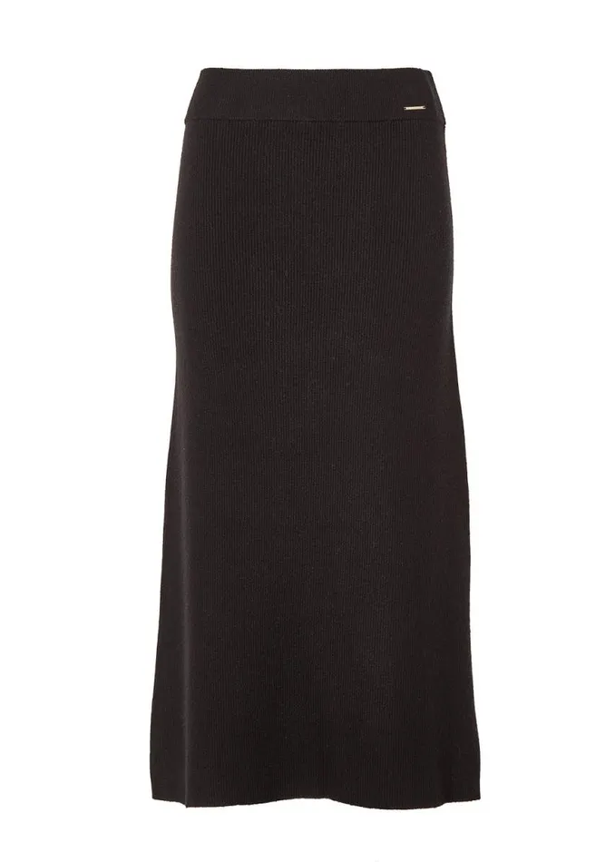 Women Leyla Knitted Skirt Black Holland Cooper Skirts Women Leyla Knitted Skirt Black Holland Cooper Skirts