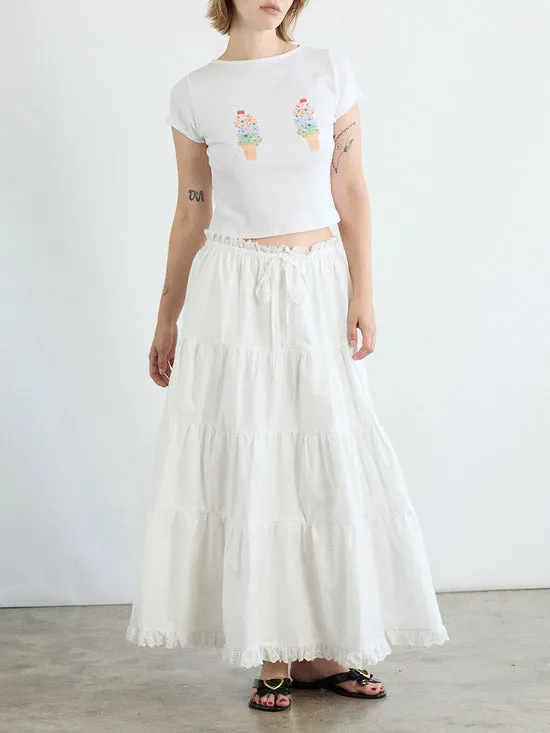 Women Lisa Says Gah Alex Tee Ice Cream Cones Tops