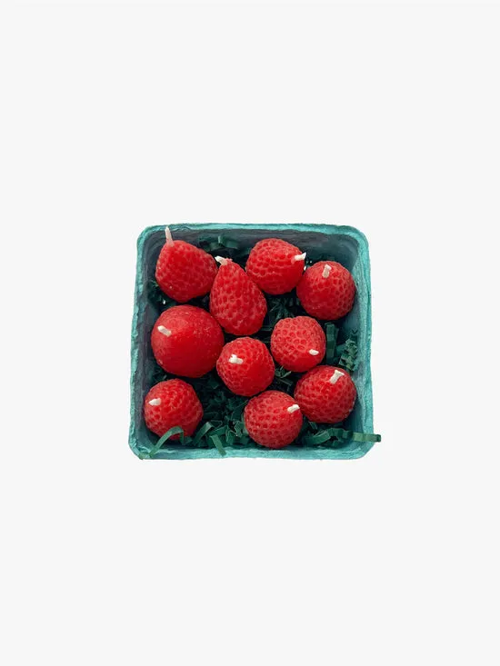 Women Lisa Says Gah Strawberry Candle Set Strawberry Home
