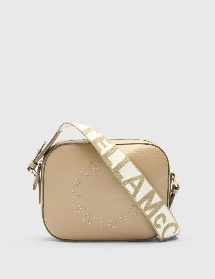 Women Logo Camera Crossbody Bag Bamboo Stella McCartney Crossbody Bags