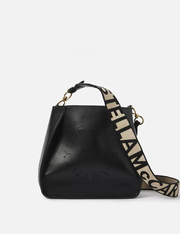 Women Logo Crossbody Bag Black Stella McCartney Mini Bags And Clutches