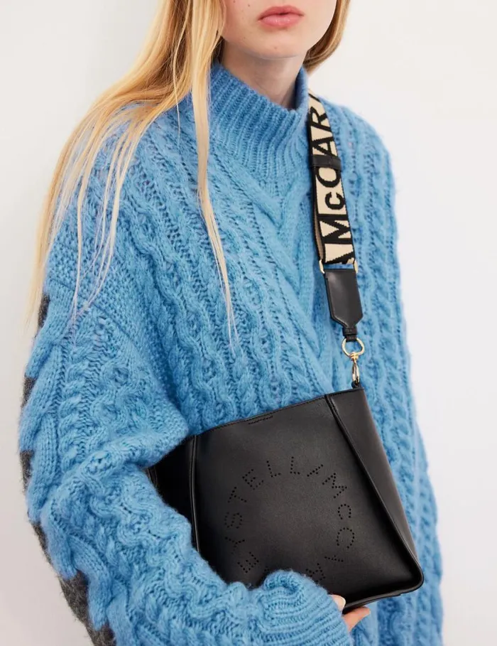 Women Logo Crossbody Bag Black Stella McCartney Mini Bags And Clutches Women Logo Crossbody Bag Black Stella McCartney Mini Bags And Clutches