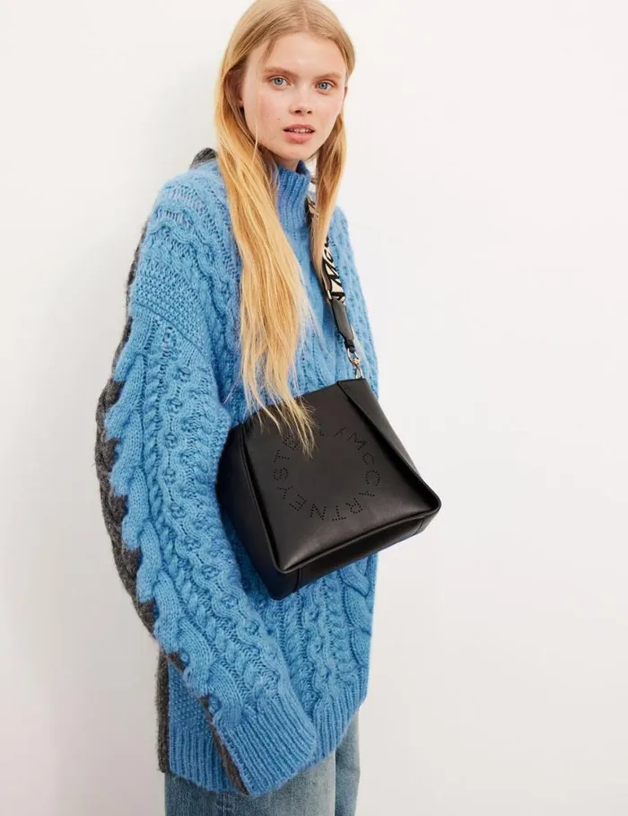 Women Logo Crossbody Bag Black Stella McCartney Mini Bags And Clutches Women Logo Crossbody Bag Black Stella McCartney Mini Bags And Clutches