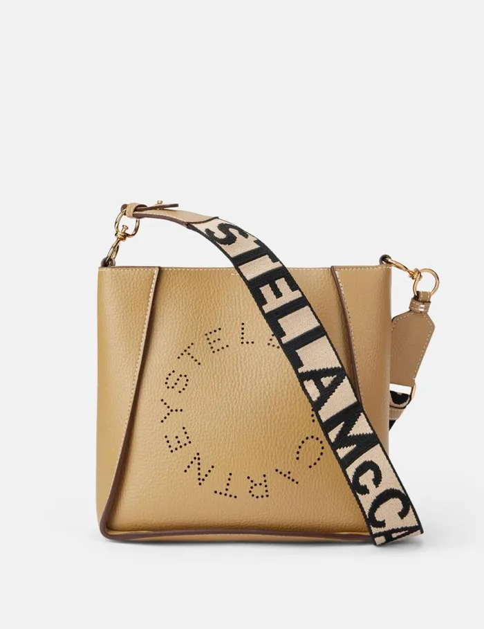 Women Logo Crossbody Bag Sand Stella McCartney Mini Bags And Clutches