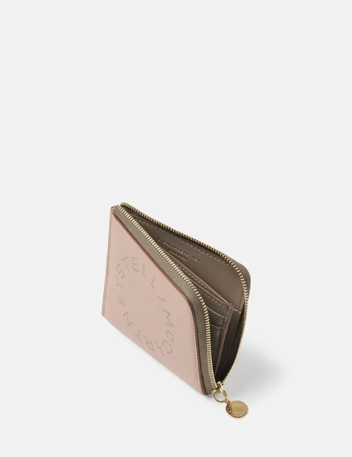 Women Logo Zip Cardholder Blush Stella McCartney Card Cases