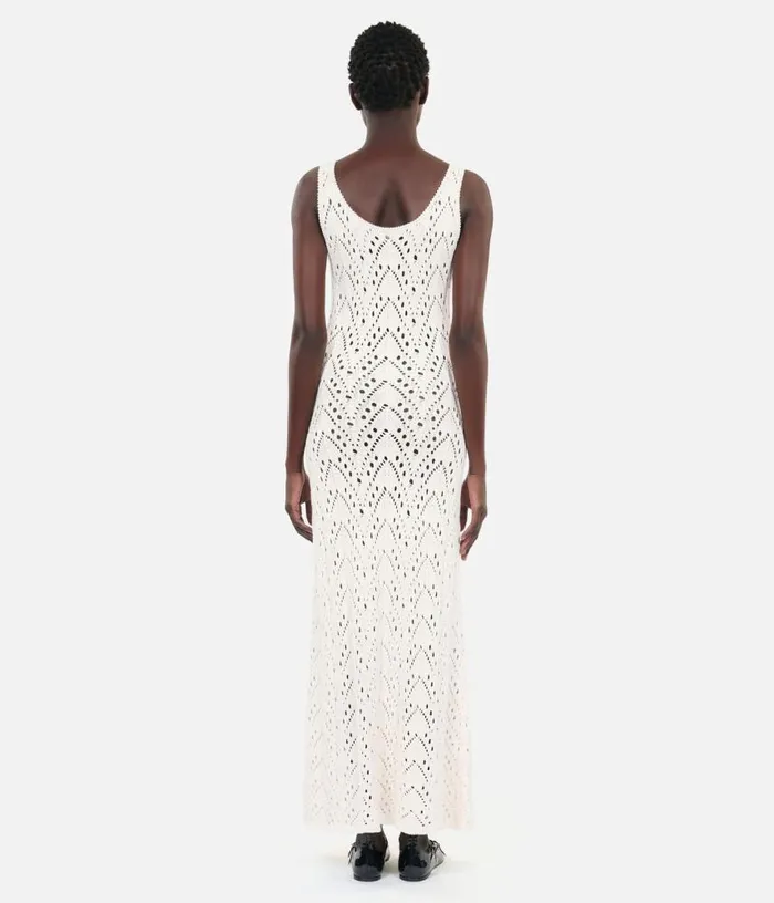 Women Long Ecru Knit Dress THE KOOPLES Dresses and Jumpsuits