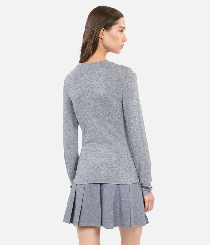 Women Long Sleeved Printed Tshirt THE KOOPLES Tshirts