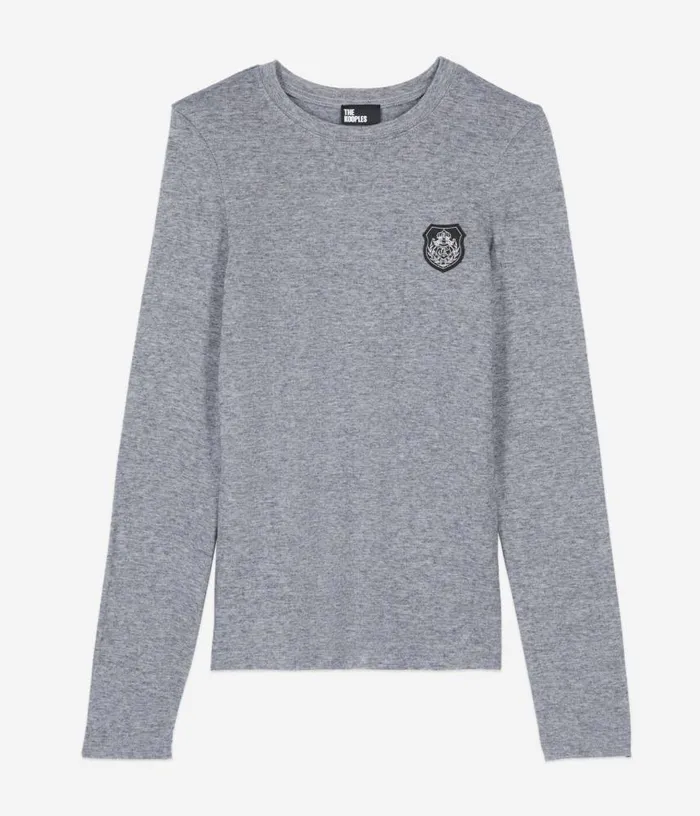 Women Long Sleeved Printed Tshirt THE KOOPLES Tshirts