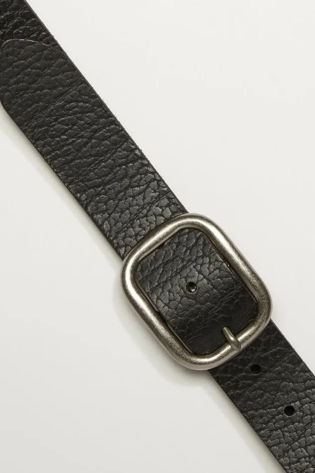 Women Lucky Brand Belts Silver Square Buckle Belt Black Women Lucky Brand Belts Silver Square Buckle Belt Black