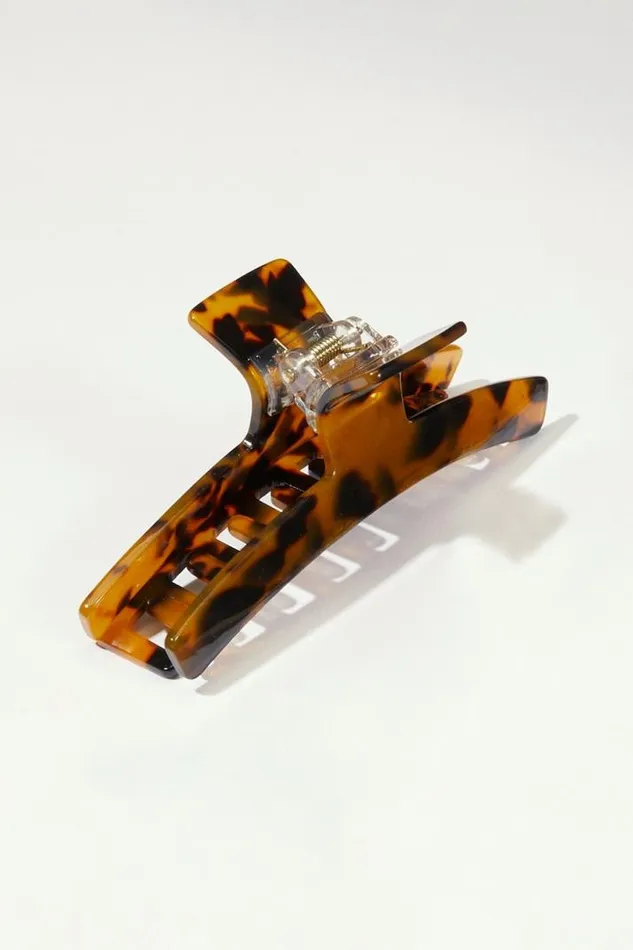 Women Lucky Brand Hair Accessories Thin Tortoise Claw Clip Brownblack Women Lucky Brand Hair Accessories Thin Tortoise Claw Clip Brownblack