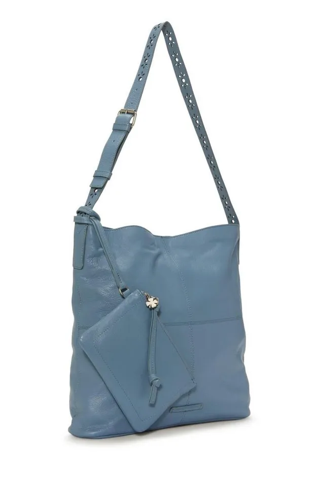 Women Lucky Brand Handbags Kora Shoulder Bag Open Blueturquoise