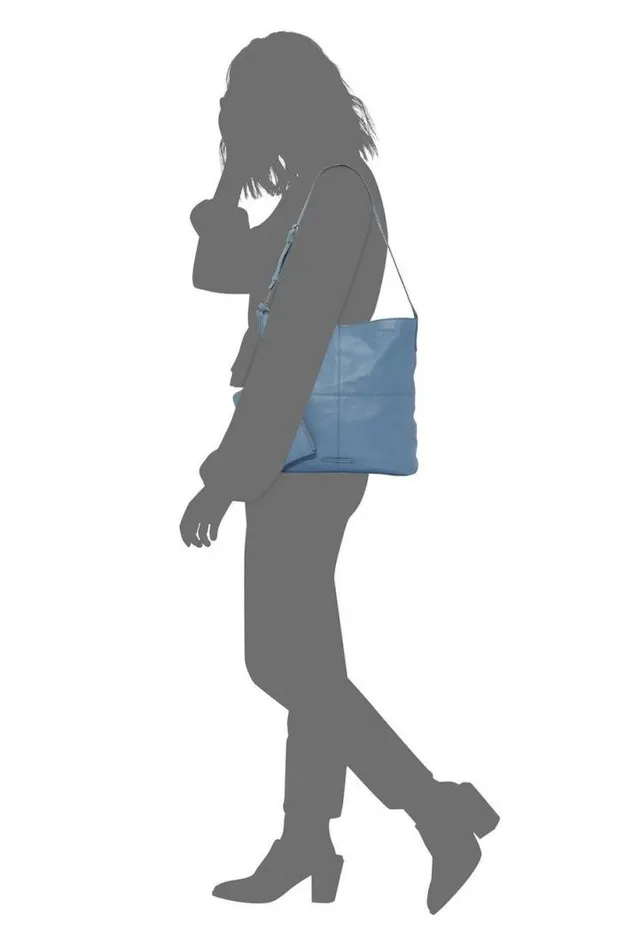 Women Lucky Brand Handbags Kora Shoulder Bag Open Blueturquoise