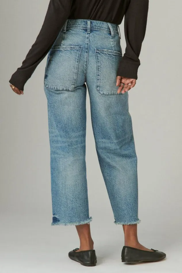 Women Lucky Brand Jeans Lucky Legend Crop Wide Leg Tough Luck