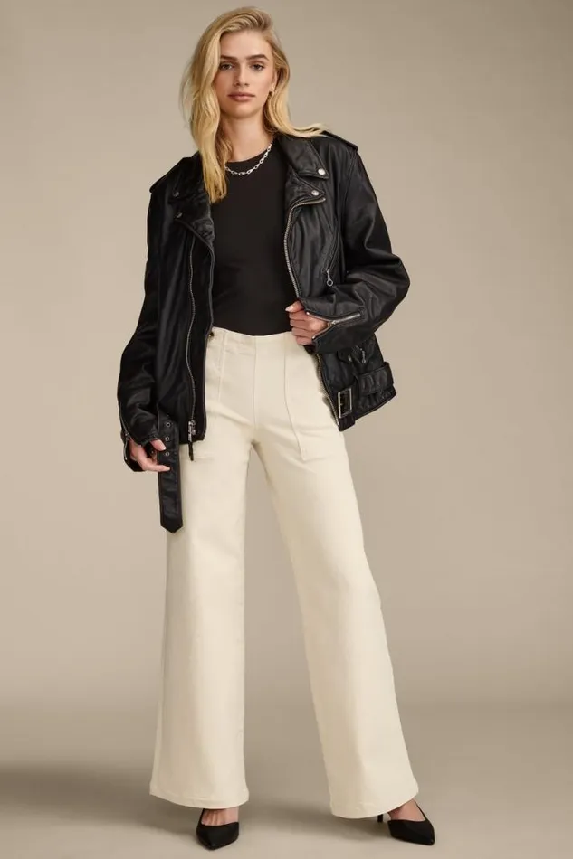 Women Lucky Brand Jeans Lucky Legend Sailor Wide Leg Pant Cloud High