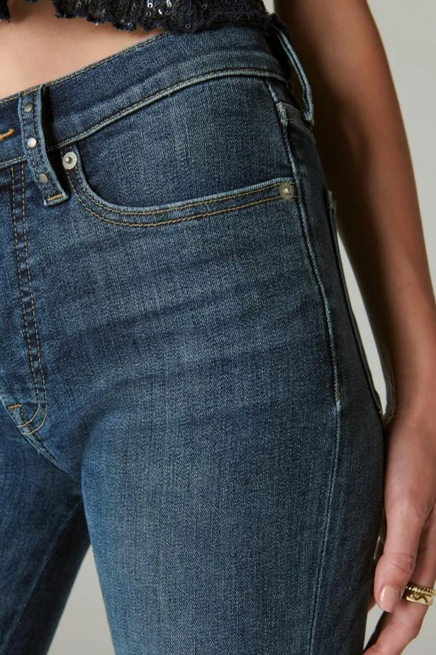 Women Lucky Brand Jeans Lucky Legend Studded High Rise Stevie Flare Gypsy
