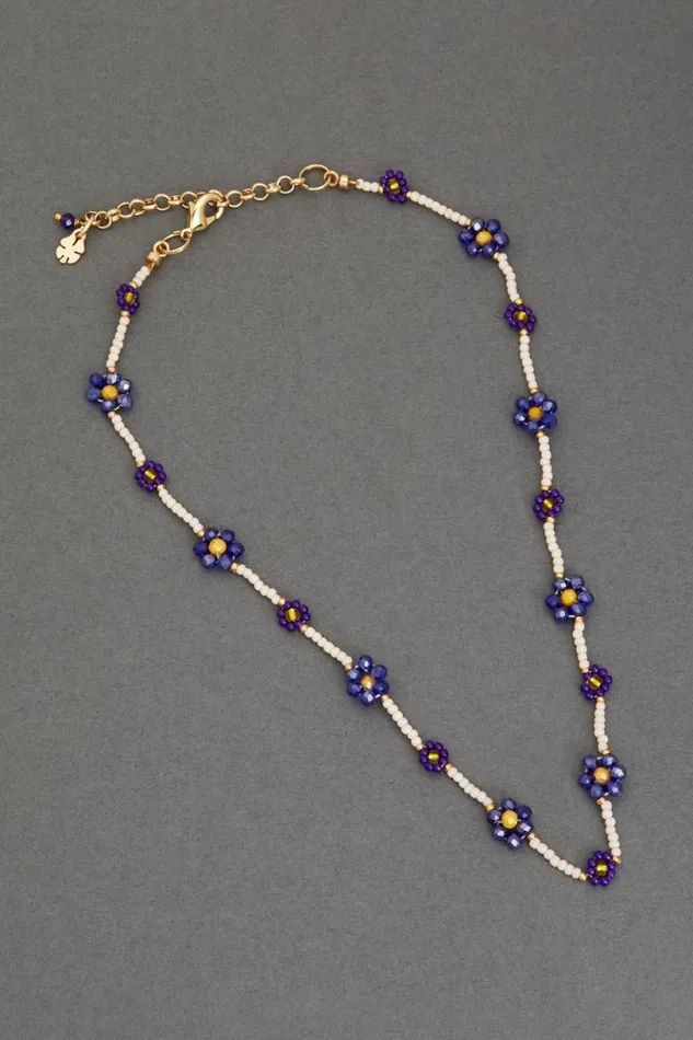 Women Lucky Brand Jewelry Camp Daisy Collar Necklace Gold