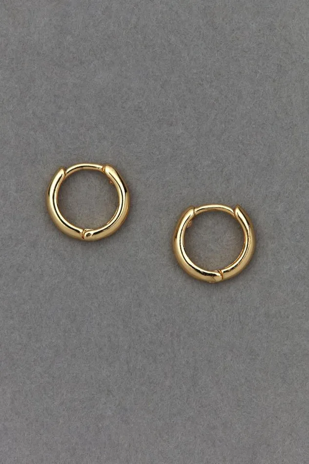 Women Lucky Brand Jewelry Gold Hoop Earring Gold