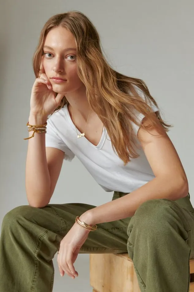 Women Lucky Brand Pants Utility Wide Leg Pant Four Leaf Clover