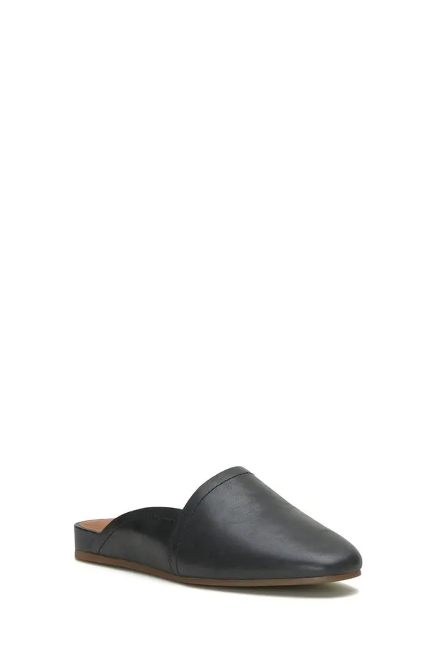 Women Lucky Brand Shoes Badri Slip On Mule Black