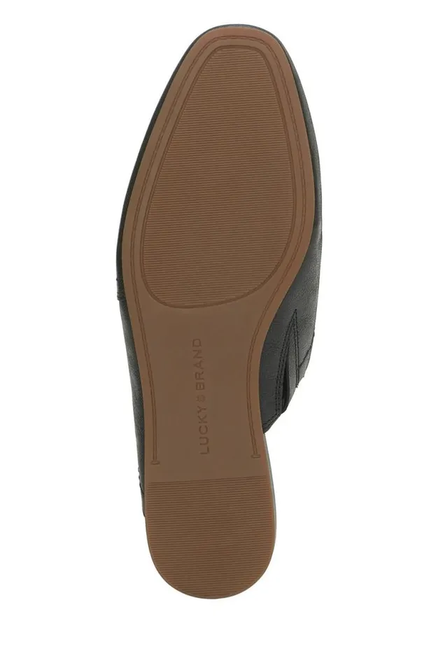 Women Lucky Brand Shoes Badri Slip On Mule Black