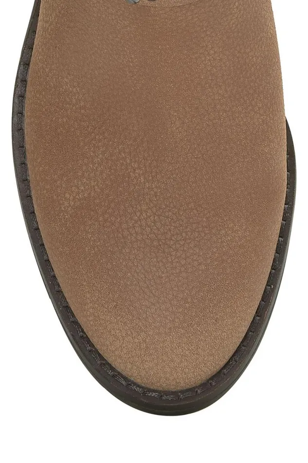 Women Lucky Brand Shoes Callam Studded Strap Bootie Medium Dark Beige