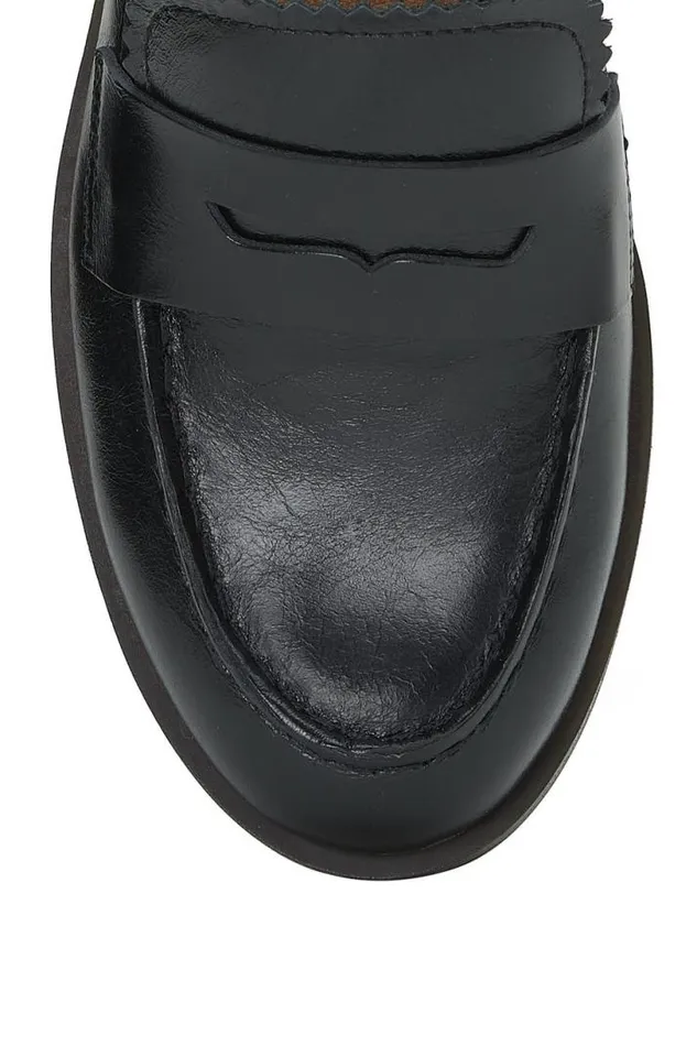 Women Lucky Brand Shoes Floriss Penny Loafer Black