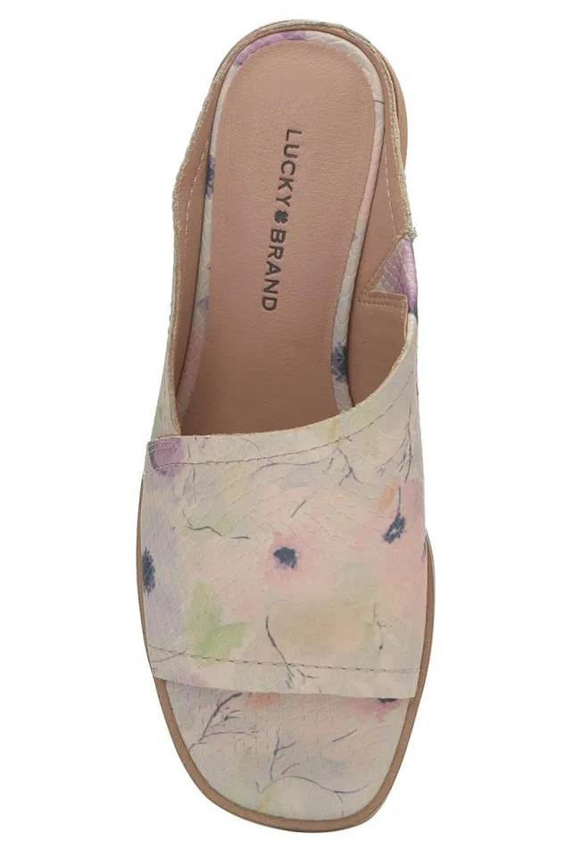 Women Lucky Brand Shoes Jemie Heel Blackblue