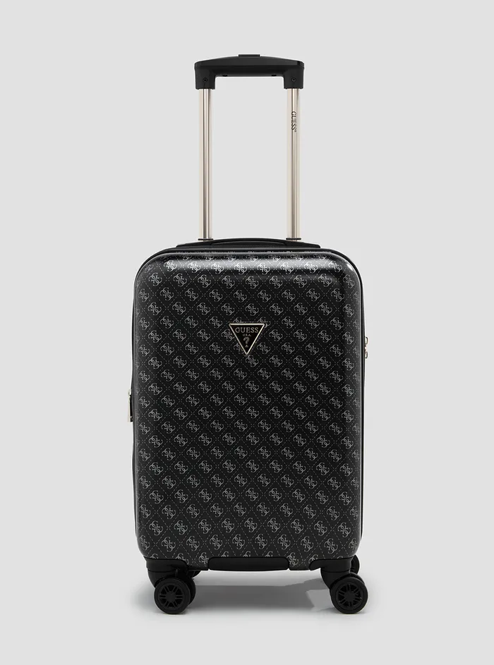 Women Luggage and Travel Bags GUESS Coal Logo Jesco 45cm Suitcase