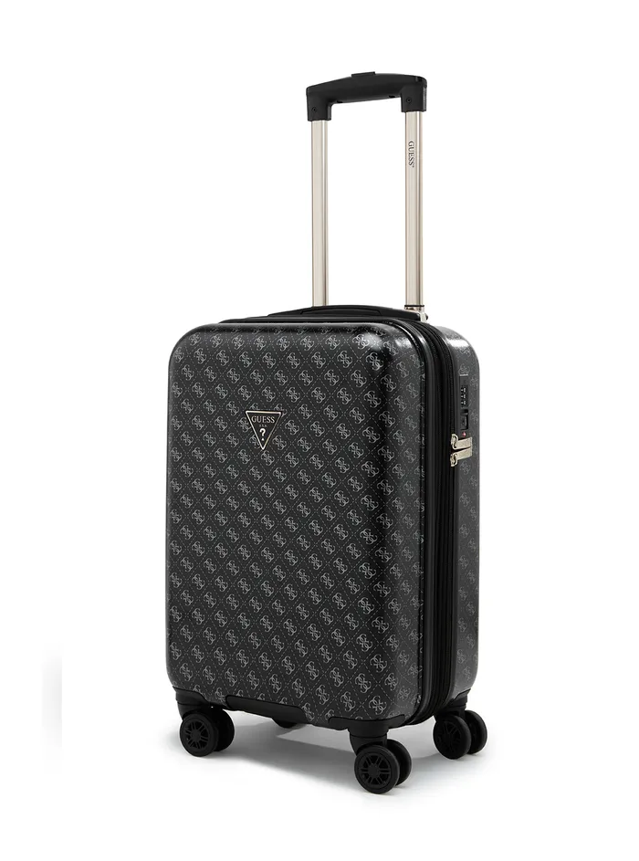 Women Luggage and Travel Bags GUESS Coal Logo Jesco 45cm Suitcase