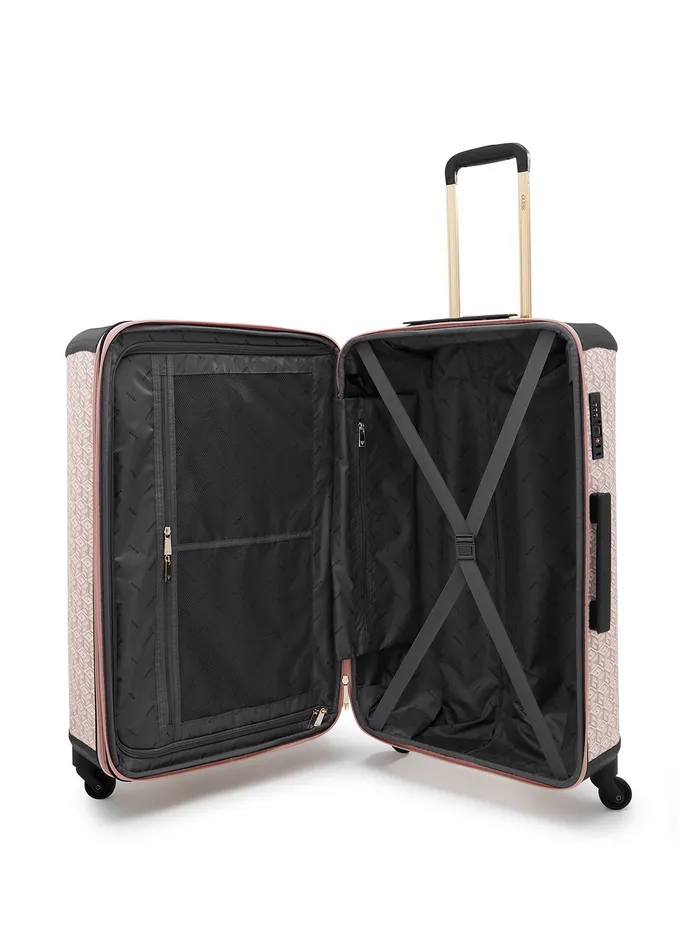 Women Luggage and Travel Bags GUESS Rose Logo Wilder 71cm Suitcase