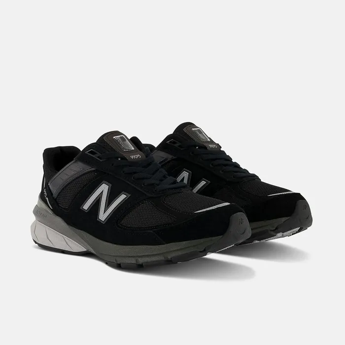Women MADE In USA 990v5 Core Black With Silver New Balance Lifestyle Women MADE In USA 990v5 Core Black With Silver New Balance Lifestyle