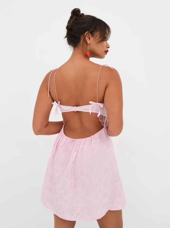 Women Maisie Slip Dress Pink For Love and Lemons Lingerie Women Maisie Slip Dress Pink For Love and Lemons Lingerie