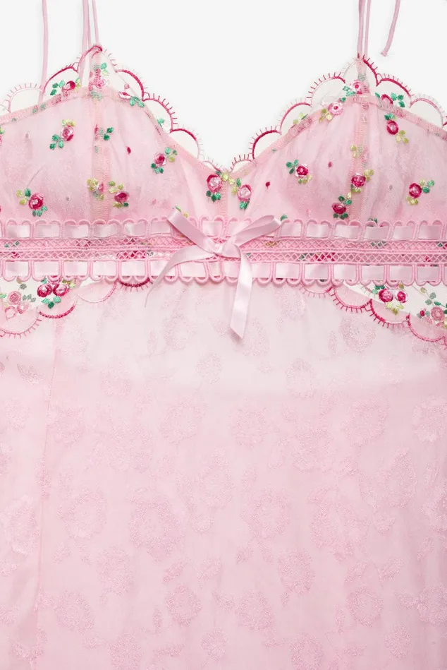 Women Maisie Slip Dress Pink For Love and Lemons Lingerie Women Maisie Slip Dress Pink For Love and Lemons Lingerie