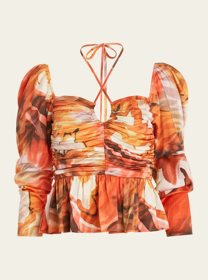 Women Marciano GUESS Marciano Dreamer Print Speakeasy Top