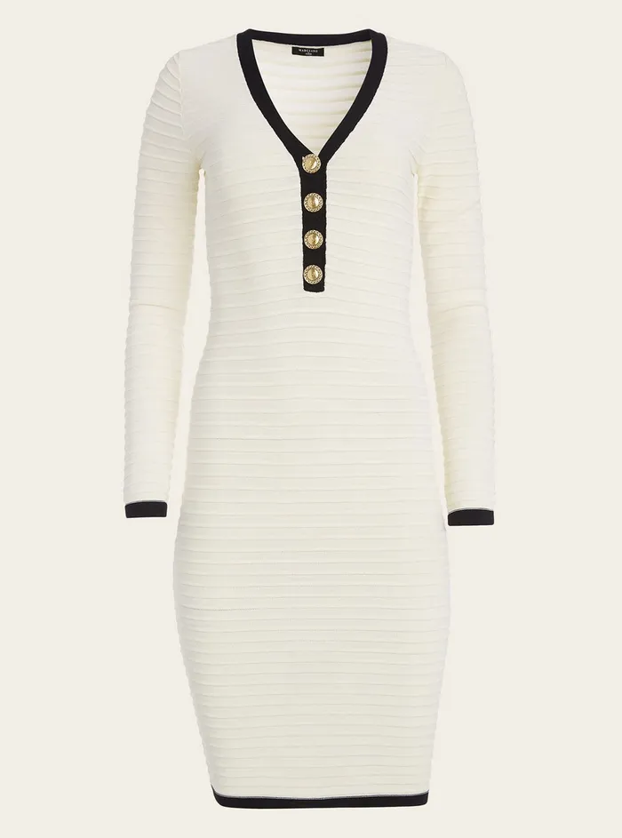 Women Marciano GUESS Marciano Sandy Black Alba Embossed Midi Dress Women Marciano GUESS Marciano Sandy Black Alba Embossed Midi Dress