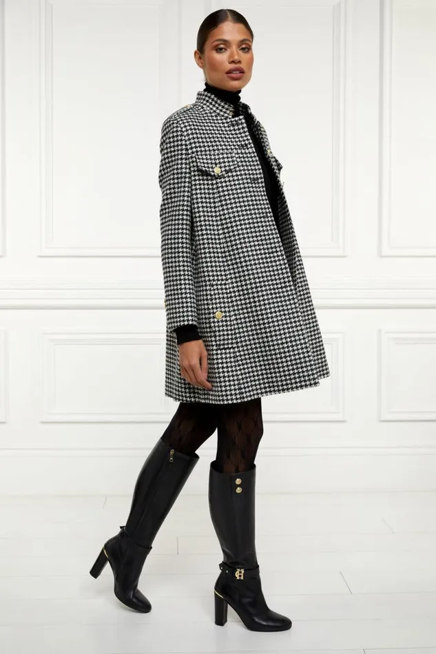 Women Marlborough Knee Boot Black Leather Holland Cooper Boots Women Marlborough Knee Boot Black Leather Holland Cooper Boots