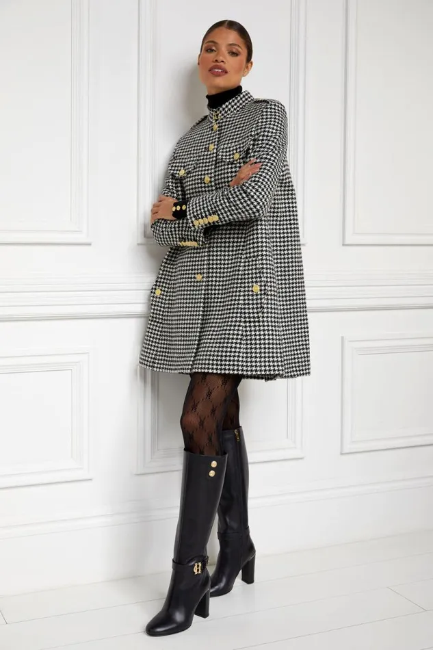 Women Marlborough Knee Boot Black Leather Holland Cooper Boots Women Marlborough Knee Boot Black Leather Holland Cooper Boots
