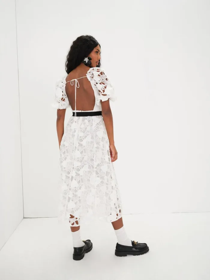 Women Marlene Midi Dress White For Love and Lemons Dresses Women Marlene Midi Dress White For Love and Lemons Dresses