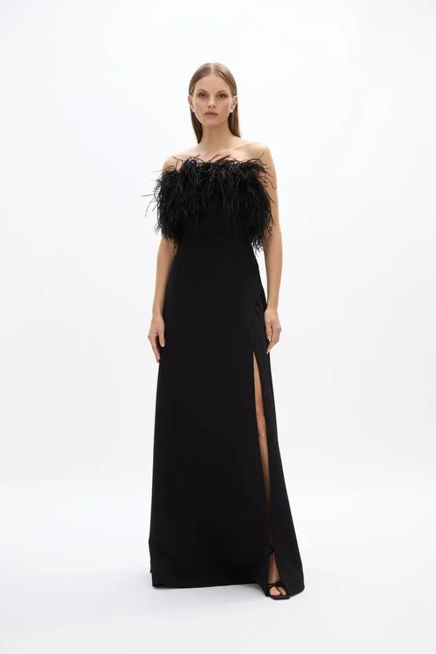Women Maxi Dresses Rachel Gilbert Rachel Gilbert LINC GOWN 8211 BLACK