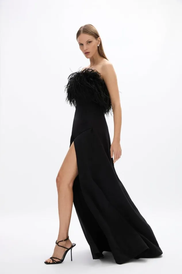 Women Maxi Dresses Rachel Gilbert Rachel Gilbert LINC GOWN 8211 BLACK