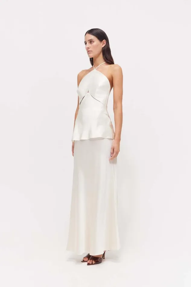 Women Maxi Dresses Rachel Gilbert Skye Skirt In Coconut Women Maxi Dresses Rachel Gilbert Skye Skirt In Coconut